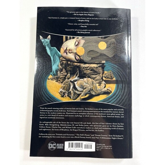 The Sandman by Neil Gaiman Book One 2022 Netflix DC Comics Paperback - Picture 2 of 11